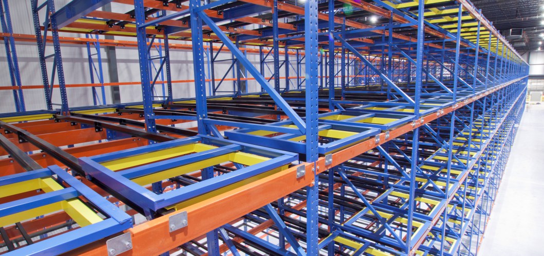 Push Back Racking | High Density Pallet Racking | KONSTANT®